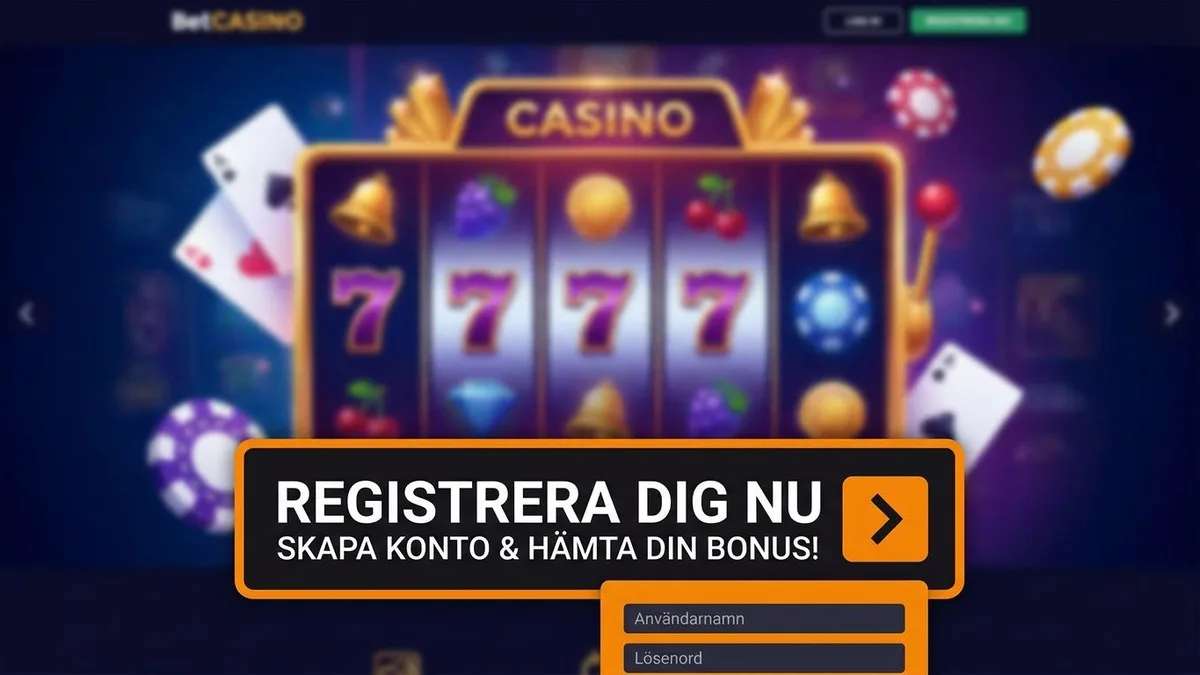Registrera dig med bonus
